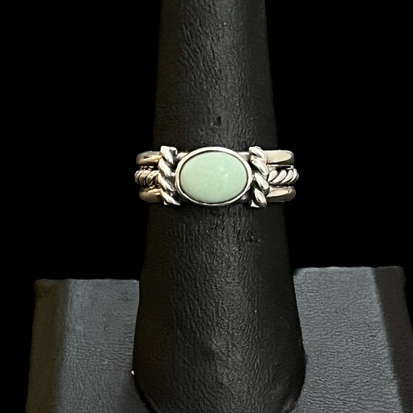 Estate Jewelry - 🔴SOLD🔴 Vintage sterling silver Palomino Variscite ring